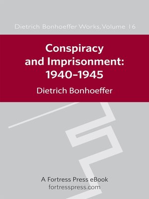 cover image of Conspiracy Improsonment DBW Vol 16